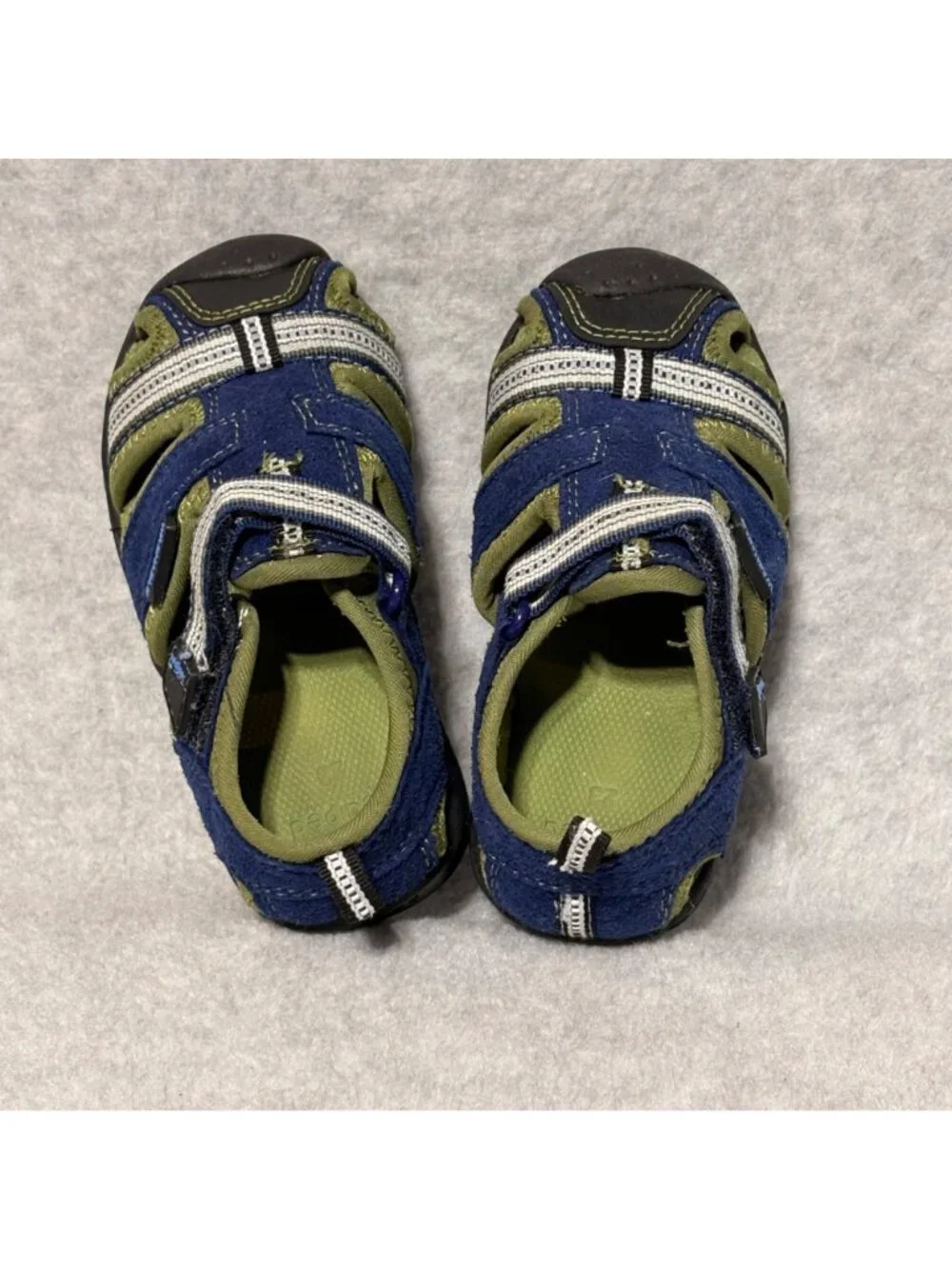 PEDIPED Boys Sandals Toddler Size 7 Sahara Sandals Blue Green - Picture 7 of 12